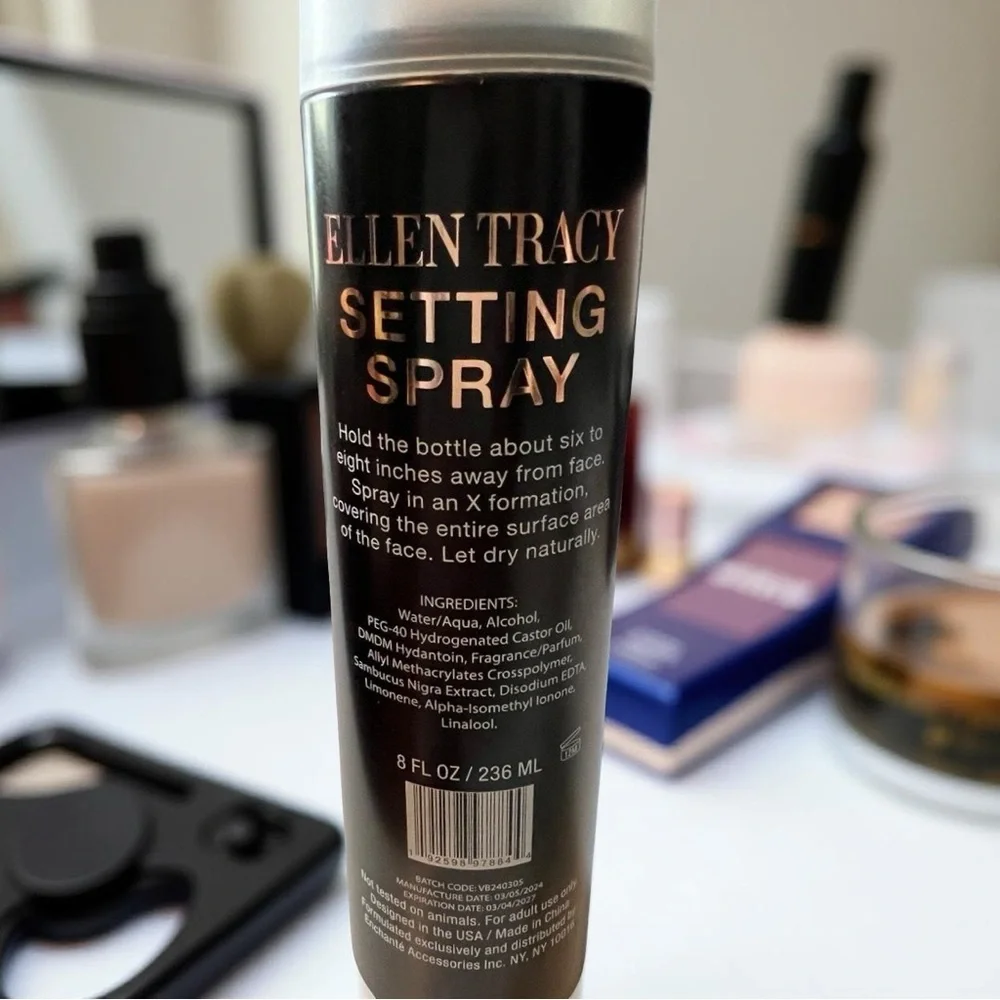 Ellen Tracy Professional Setting Spray Makeup Essential 8 oz